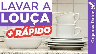 🍽 TRUQUES PARA LAVAR LOUÇA MAIS RÁPIDO pra quem não tem máquina de lavar louça  Organiza Dafne [upl. by Borer]