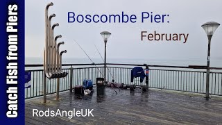 Catch Fish from Piers BOSCOMBE PIER  February [upl. by Saberio]