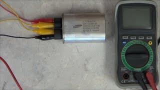 How to test the Microwave Ovens HV Capacitor [upl. by Annahsad]