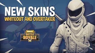 NEW Whiteout and Overtaker Skins  Fortnite Battle Royale Gameplay  Ninja [upl. by Croteau770]