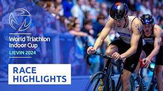 EXTENDED HIGHLIGHTS 2024 World Triathlon Indoor Cup Lievin [upl. by Oner697]