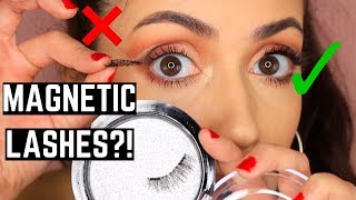 How To Apply Magnetic Lashes  Magnetic Lashes Review [upl. by Meibers954]