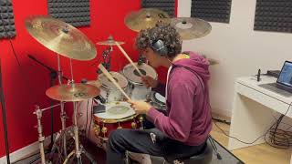 Gianluca Pellerito  Smokin Out the Window Bruno Mars amp Anderson Paak Drum Cover [upl. by Trebliw785]