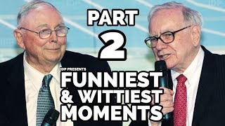 Warren Buffett amp Charlie Munger’s Funniest amp Wittiest Moments Part 2 [upl. by Ailadi]