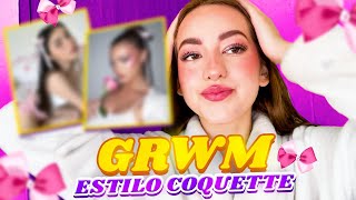 Makeup Coquette  GRWM 🎀💗💞 [upl. by Anar]