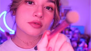 ASMR This WILL Give You TINGLES Doing Your Makeup LayeredMouth Sounds [upl. by Cole235]