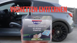 Presto Vignetten Entferner Set Test  Aufkleber Entferner  Seat Leon Cupra 290 [upl. by Elson412]