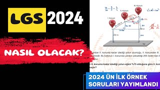 2024 ün İlk Örnek Soruları  LGS 2024 Örnek Sorular [upl. by Hilary39]