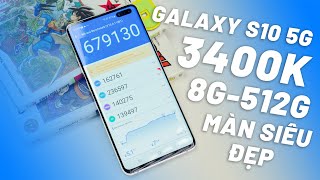 REVIEW GALAXY S10 5G GIÁ 3400K  MÀN AMOLED 2K HIỆU NĂNG MẠNH 8G512G CAMERA ĐẸP PIN TRÂU [upl. by Nanyt107]