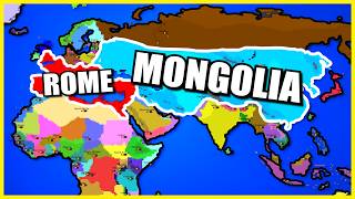 Roman Empire vs Mongol Empire World War Simulator [upl. by Erny911]