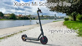 Xiaomi Mi Scooter 4 Pro  první jízda Oni to prostě umí 👌 🛴 [upl. by Scribner693]