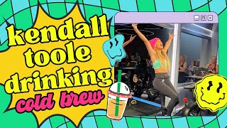 kendall toole drinking cold brew compilation part one ✨☕️ [upl. by Yensehc]