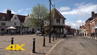 Wymondham Walk Town Centre【4K】 [upl. by Kenwrick]