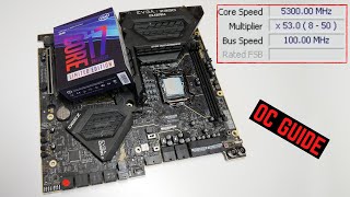 Overclocking an Intel 8th Gen Core i5–i7 8600K8700K8086K to 5253GHz on EVGA Z390 DARK [upl. by Llesram]