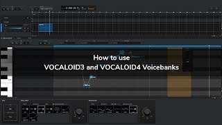 How to use VOCALOID3 and VOCALOID4 Voicebanks [upl. by Aicitan]