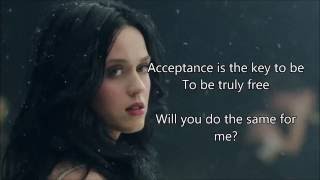 Katy Perry  Unconditionally  Lyrics [upl. by Elorak]