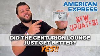 American Express just solved the Centurion Lounge issue  Loving the Platinum Changes [upl. by Sina992]