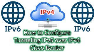 How to Configure Tunneling IPv6 over IPv4 in Cisco Router [upl. by Tova]