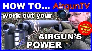 HOW TO check your airguns power ft Combro Cb625 chrono [upl. by Thor]