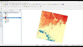 Calculating Land surface temperature using Landsat 8 Imagery  QGIS Tutorial [upl. by Winograd99]