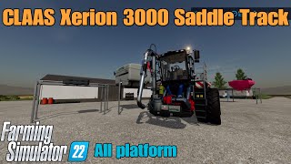 CLAAS Xerion 3000 Saddle Trac  mod fror all platforms on FS22 [upl. by Haseena]