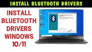 How to Install All Intel Bluetooth Driver for Windows 1011  Bluetooth Drivers Missing Fix 2024 [upl. by Aniluj]