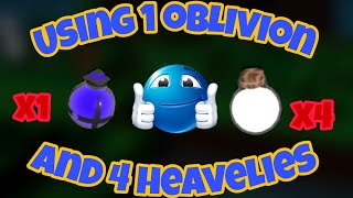 USING 1 OBLIVION POTION AND 4 HEAVENLY II POTIONS 🔥🔥 [upl. by Annais]