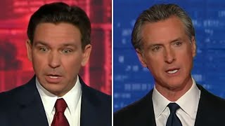 Ron Desantis vs Gavin Newsom TYT Recap [upl. by Eadnus520]