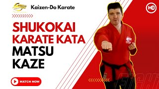 Shukokai Karate Kata  Matsu Kaze [upl. by Solnit]