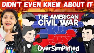 The American Civil War  OverSimplified Part 1  Shauna Reacts [upl. by Nollat]