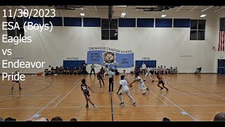 Boys 7th Basketball Game 2023  24 Season Envision Science Academy Eagles vs Endeavor Pride [upl. by Cirala451]