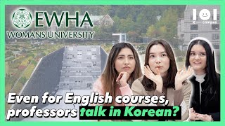 Kcampus 101 Ewha How good does your Korean need to be to study at Ewha [upl. by Moscow521]