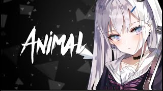 Nightcore  Animal  Jim Yosef amp RIELL Lyrics [upl. by Aleina248]