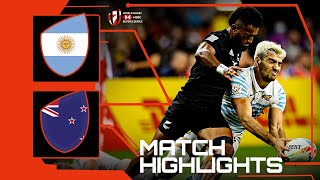 WHAT A FINAL  Argentina v New Zealand  HSBC Singapore Rugby Sevens 2023 [upl. by Tjader]