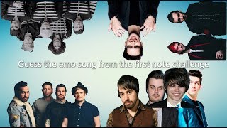 GUESS THE EMO SONG FROM THE FIRST NOTE CHALLENGE FOR CRANKTHATFRANK THE EMO GOD [upl. by Aneg]