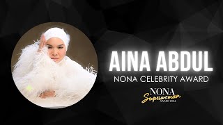 NSA 24  Aina Abdul  Nona Celebrity Award 2024 [upl. by Maurilla137]