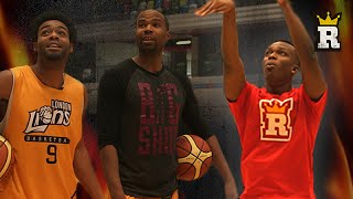 KSI amp London Lions Shooting Challenge [upl. by Christye]