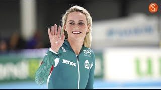 Met de bus naar Thialf Juichen voor Irene Schouten [upl. by Ailec]