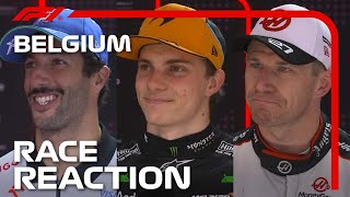 Drivers Reaction After the Race  2024 Belgian Grand Prix [upl. by Akiemahs]