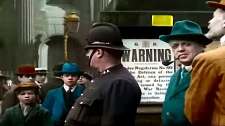 Wonderful London 1920s in color 60fps Remastered wsound design added [upl. by Sternlight107]