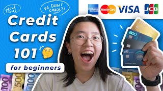 💳 Credit Cards for BEGINNERS  vs Debit Card Pros amp Cons How to Apply  Credit Cards 101 [upl. by Delwin]