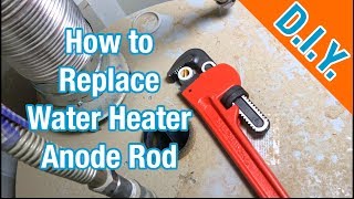 How To Replace Water Heater Anode Step By Step [upl. by Anoet]