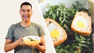 Make Vegan Scotch Eggs Just Like the Original  EATKINDLY With Me [upl. by Eislrahc530]