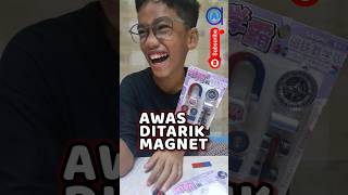 AWAS DITARIK MAGNET 🧲 mainan magnet [upl. by Eelan]