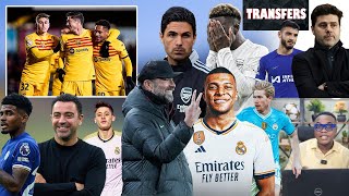 MBAPPE CLOSE TO CHELSEA TRANSFERS BARCA AND MADRID PEP KLOPP ARTETA MAN UTD AND ALL LATEST [upl. by Nore]