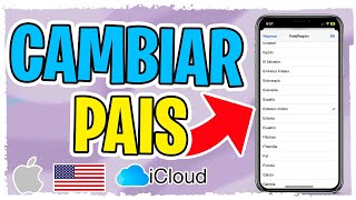 Como Cambiar mi Cuenta de iCloud a Estados Unidos ✅ [upl. by Htebaras287]