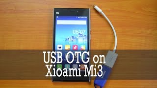 USB OTG on Xiaomi Mi3 [upl. by Enomis]