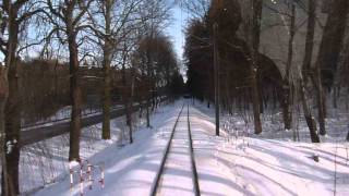 Straßenbahn Gotha amp Thüringer Waldbahn Mitfahrt Kt4D 303 als Linie 4 Friedrichroda nach Tabarz [upl. by Ecinom537]