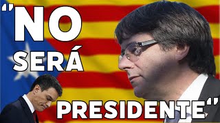 Puigdemont no quiere hacer presidente a Sánchez [upl. by Marella]