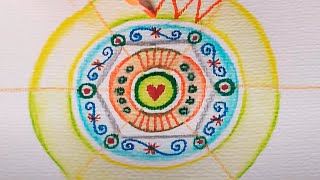 5 Mandalas in 9 Minuten  Ulrike Hirsch [upl. by Ayaros]